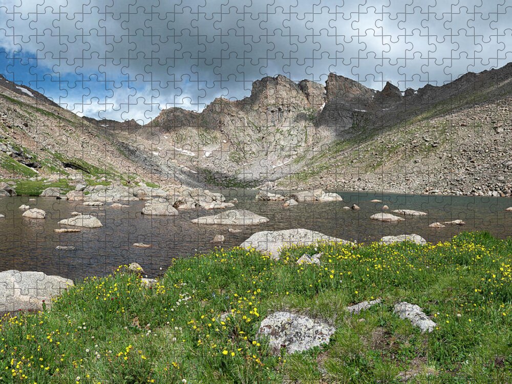 Abyss Lake Jigsaw Puzzle featuring the photograph Abyss Lake by Aaron Spong