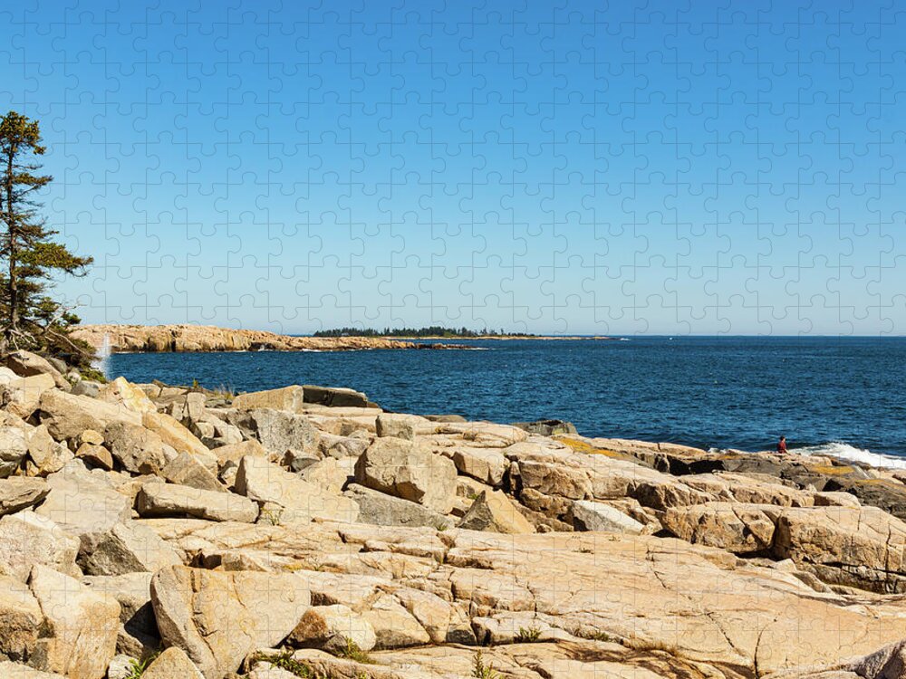 Acadia Jigsaw Puzzle featuring the photograph Acadia National Park - Coastal Maine by Amelia Pearn