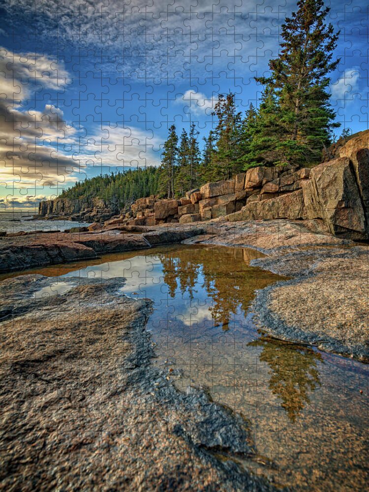 Bar Harbor Jigsaw Puzzle featuring the photograph Acadia Reflection by Rick Berk