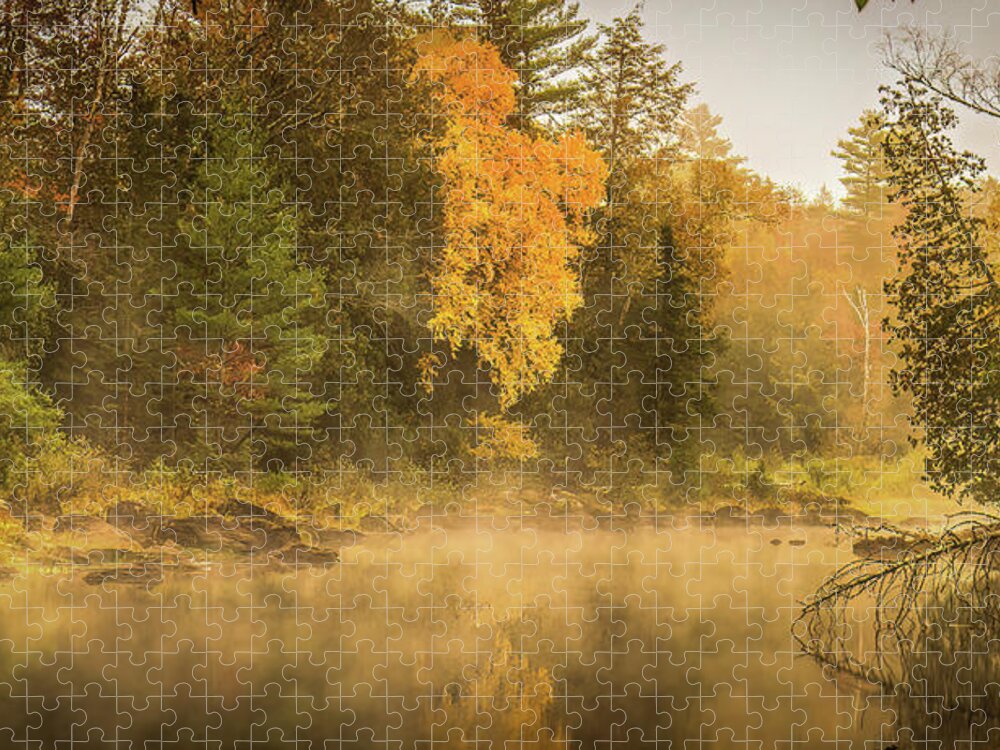 Adirondacks Jigsaw Puzzle featuring the photograph Adirondacks Rich Lake by Ron Long Ltd Photography