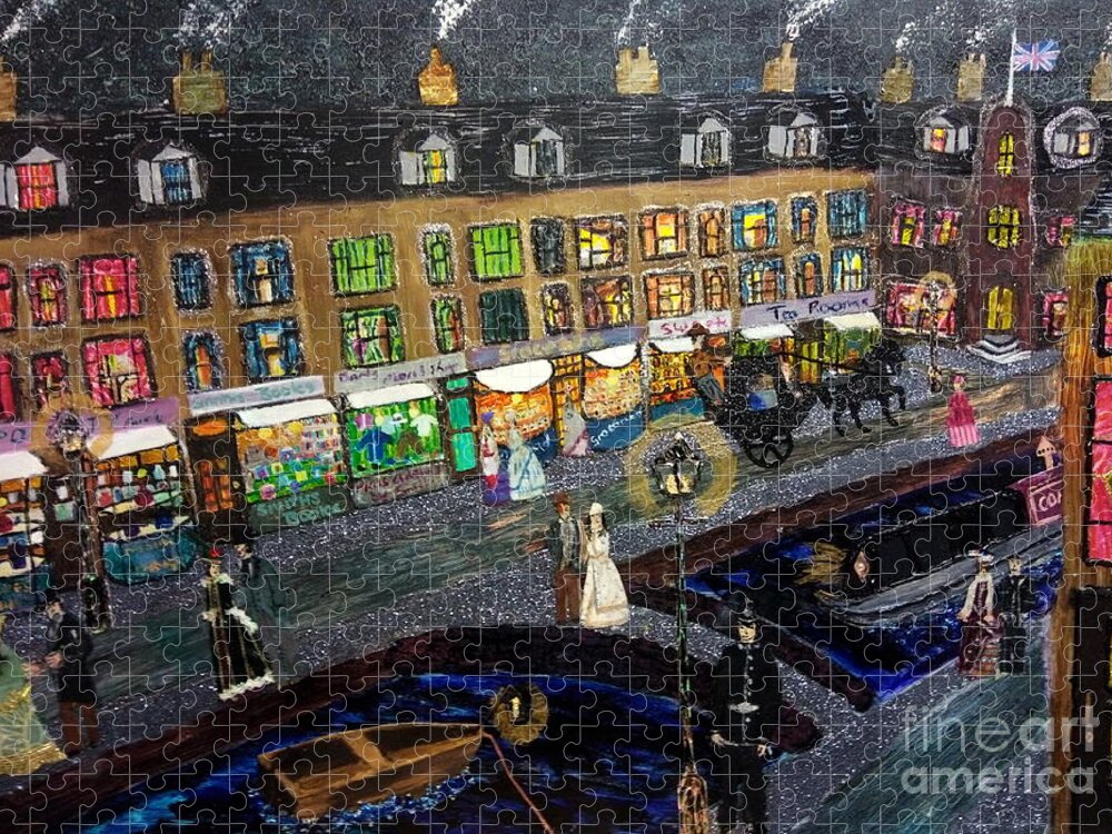 History Jigsaw Puzzle featuring the mixed media Adrift by David Westwood