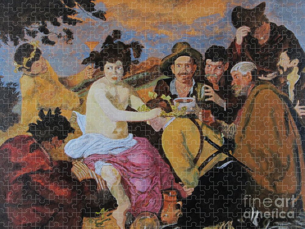 After Velazques Jigsaw Puzzle featuring the painting After Velazquez by Edward McNaught-Davis