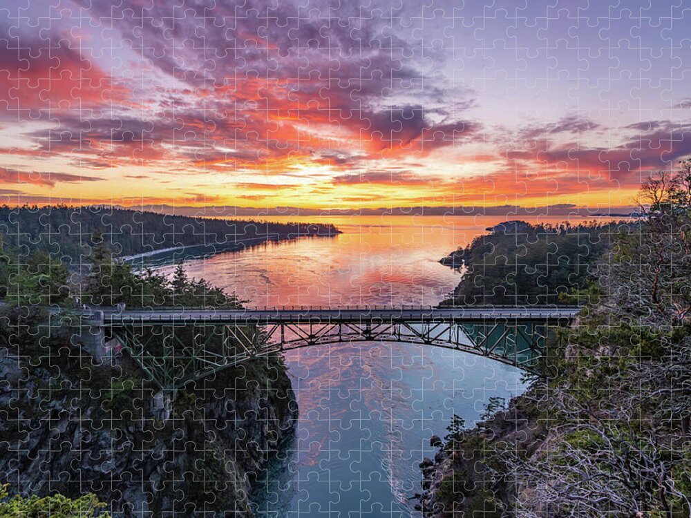 Afterglow Jigsaw Puzzle featuring the photograph Afterglow by Gary Skiff