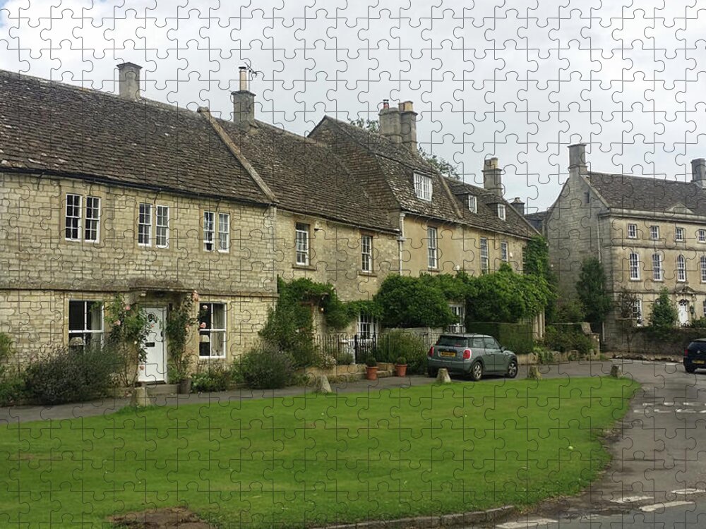 Cotswold Jigsaw Puzzle featuring the photograph Agatha Raisin Village by Roxy Rich