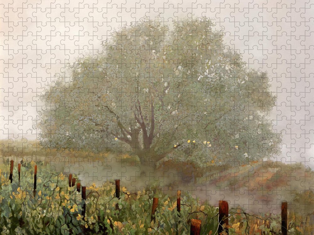 Tree Jigsaw Puzzle featuring the photograph Albero Nebbioloso by Guido Borelli