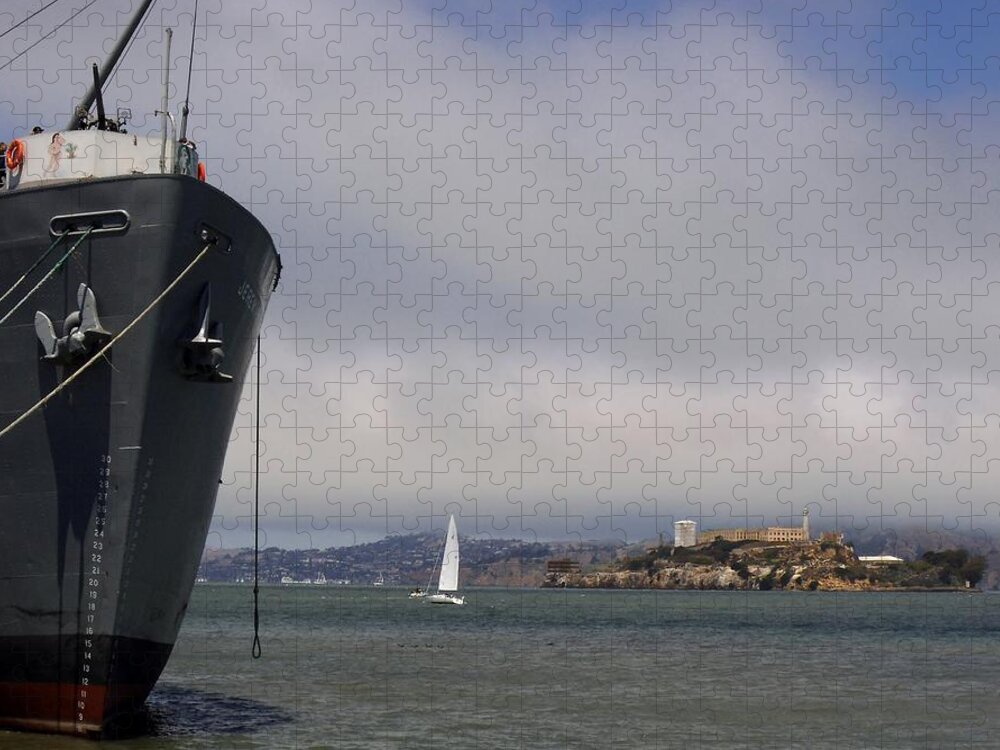  Jigsaw Puzzle featuring the photograph Alcatraz by Heather E Harman