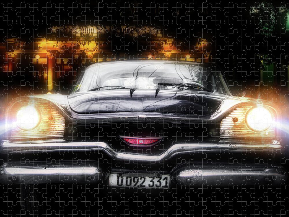 Car Jigsaw Puzzle featuring the digital art Alive by Micah Offman