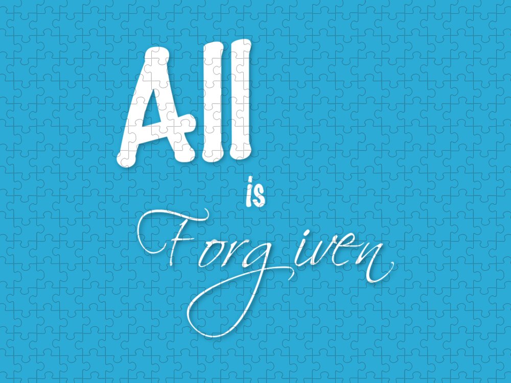  Jigsaw Puzzle featuring the digital art All Is Forgiven Design by Marjorie Whitley
