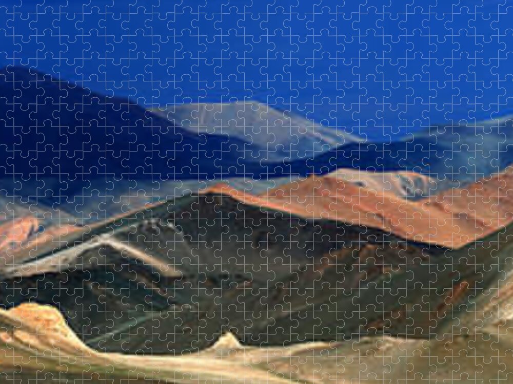 Altai Mountain Jigsaw Puzzle featuring the photograph Altai Mountain by Elbegzaya Lkhagvasuren