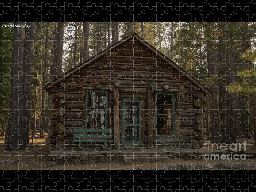 Anita Baldwin Jigsaw Puzzle featuring the photograph Anita Baldwin cottage, Camp Richardson, California, U.S.A., El Dorado National Forest by PROMedias US