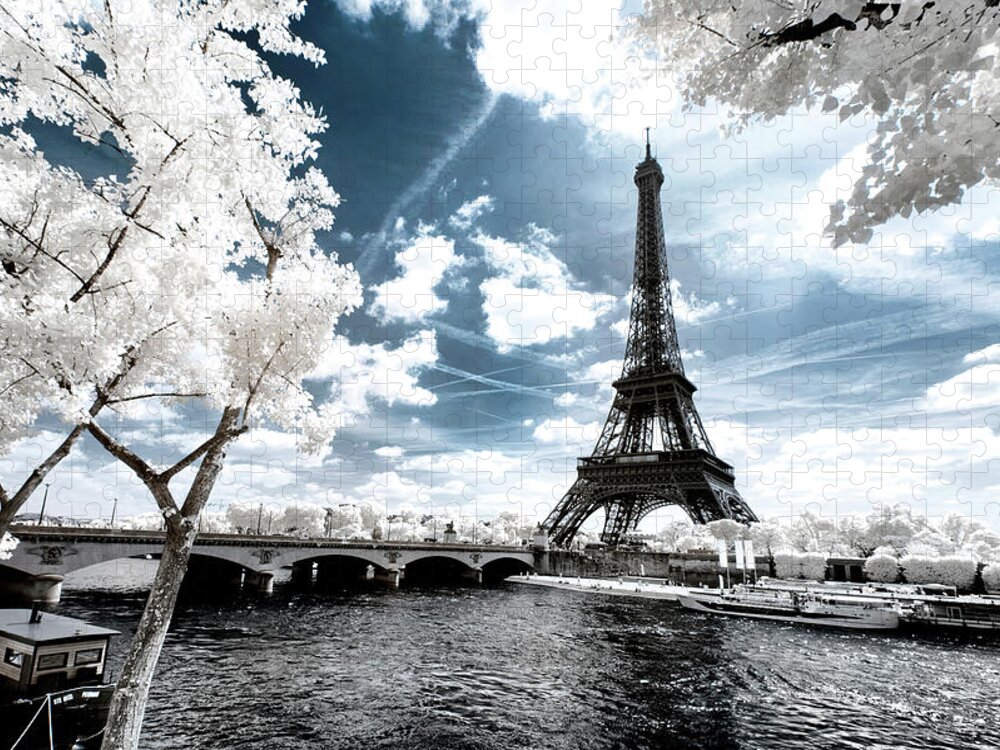 Paris Jigsaw Puzzle featuring the photograph Another Look - Paris France by Philippe HUGONNARD