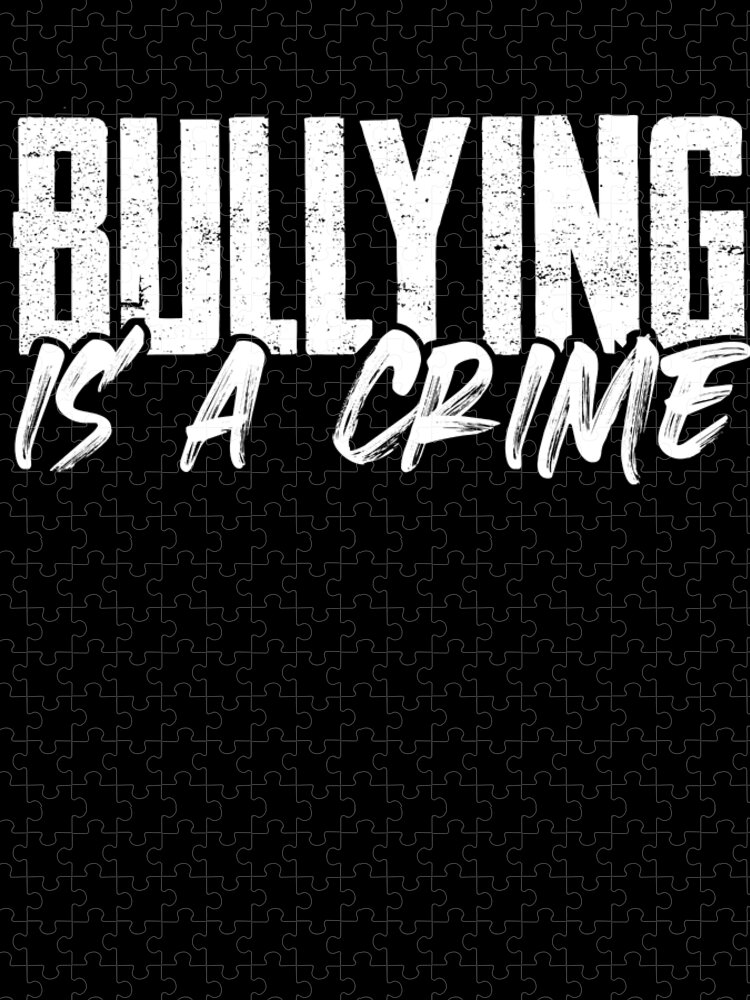 anti Bullying Gift Bullying is a Crime Anti Harassment Gift Jigsaw