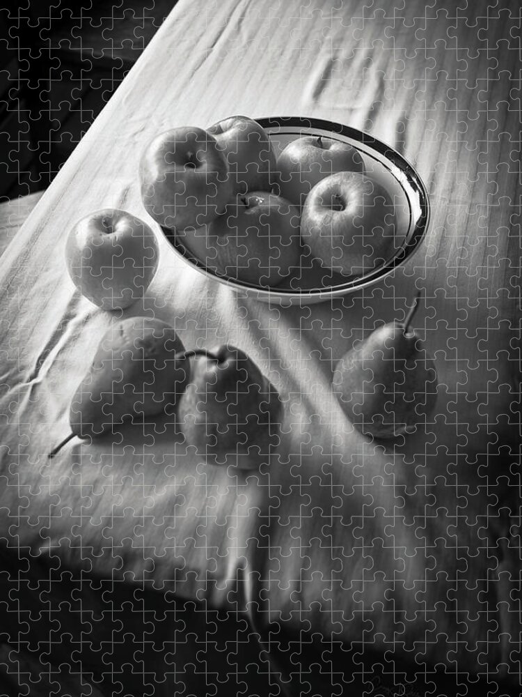 Apple Jigsaw Puzzle featuring the photograph Apples and Pears by Craig J Satterlee