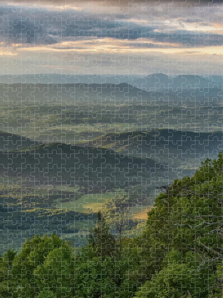 Valley Jigsaw Puzzle featuring the photograph Arnold Valley View by Tricia Louque