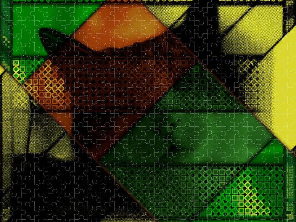 Digital Jigsaw Puzzle featuring the digital art Art 09.05.2022 - 03 by Marko Sabotin