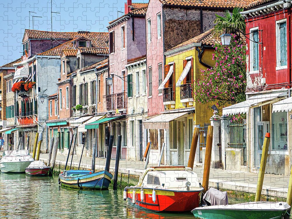 Venice Jigsaw Puzzle featuring the photograph At Home In Murano by Marla Brown