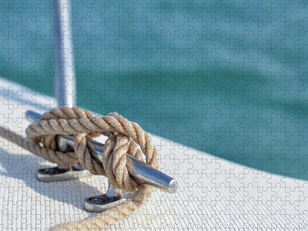 Boating Jigsaw Puzzle featuring the photograph At Sea by Laura Fasulo