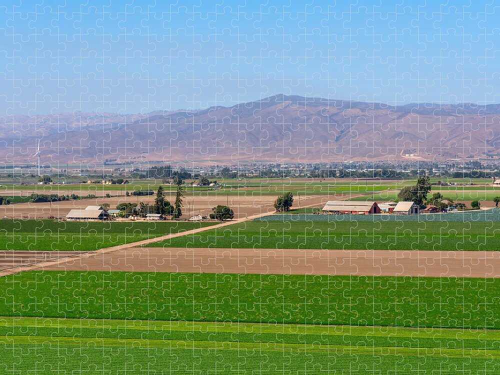 Soledad Jigsaw Puzzle featuring the photograph August in Soledad, CA by Derek Dean