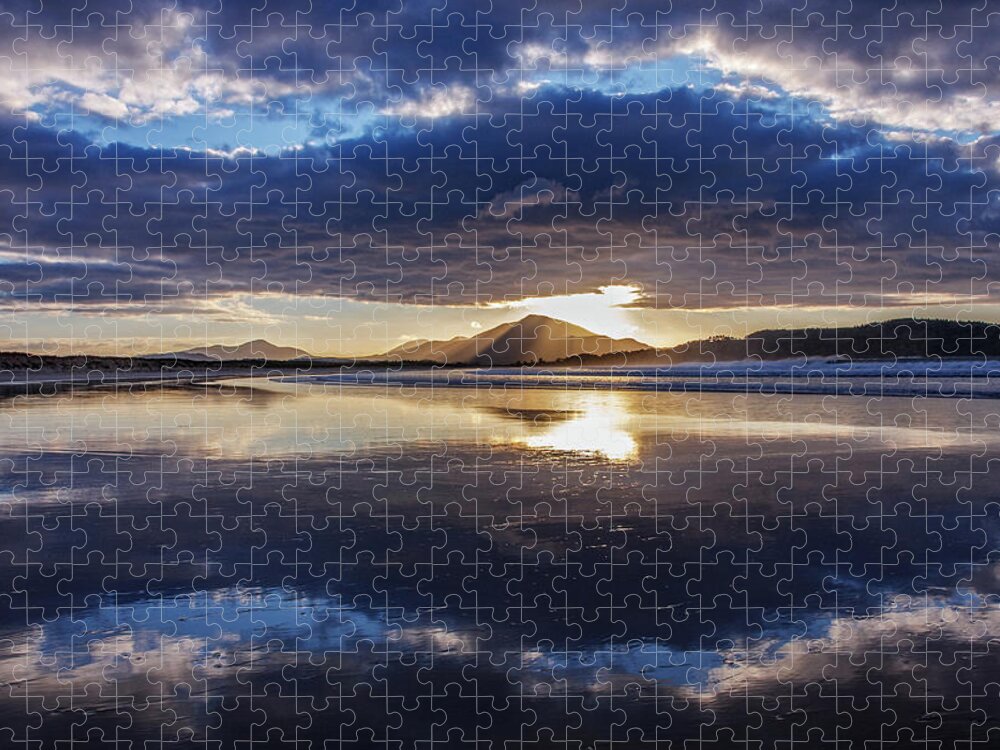 Donegal Jigsaw Puzzle featuring the photograph Autumn Light - Sheephaven Bay, Donegal by John Soffe