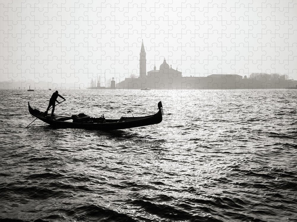 Fine Art Photo Jigsaw Puzzle featuring the photograph B0007718xBns3045_St George, Venice by Marco Missiaja
