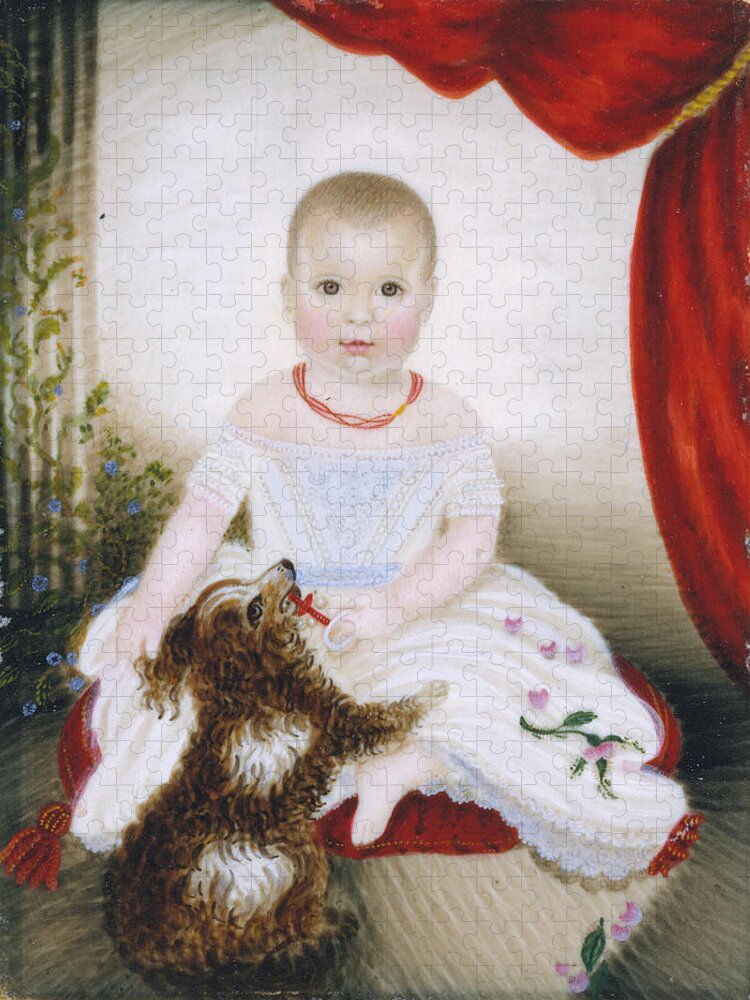 https://render.fineartamerica.com/images/rendered/default/flat/puzzle/images/artworkimages/medium/3/baby-with-rattle-and-dog-attributed-to-clarissa-peters-russell.jpg?&targetx=-2&targety=0&imagewidth=754&imageheight=1000&modelwidth=750&modelheight=1000&backgroundcolor=DFDAE2&orientation=1&producttype=puzzle-18-24&brightness=667&v=6