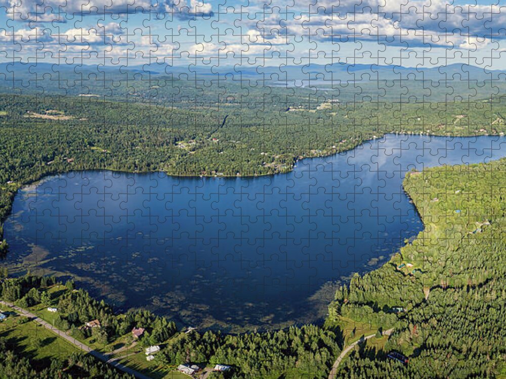 2020 Jigsaw Puzzle featuring the photograph Back Lake Pittsburg New Hampshire August 2020 by John Rowe