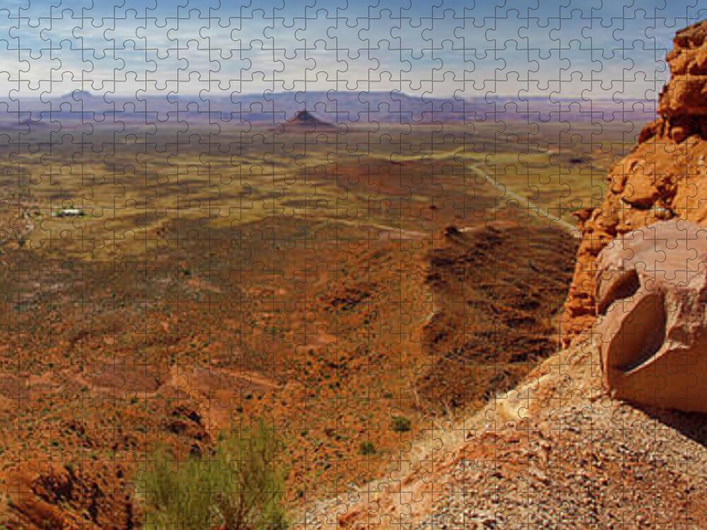 Desert Jigsaw Puzzle featuring the photograph Back Roads Utah 7 by Mike McGlothlen