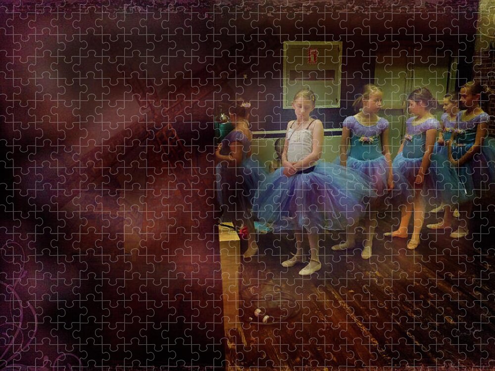 Ballerinas Jigsaw Puzzle featuring the photograph Ballerina in Repose by Craig J Satterlee