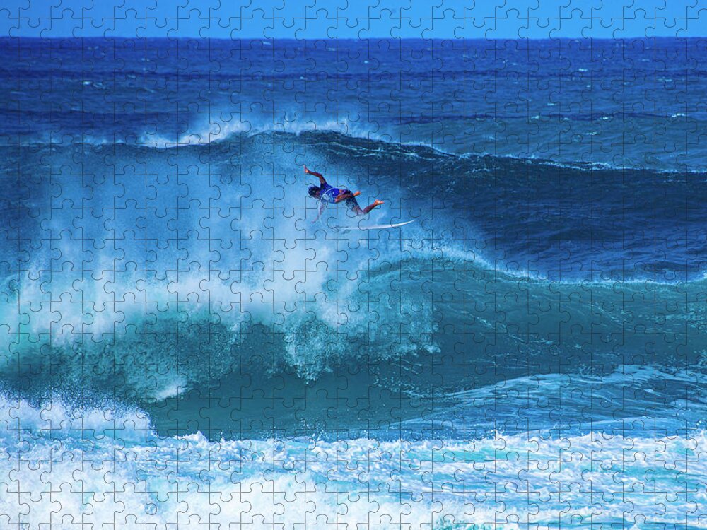 Hawaii Jigsaw Puzzle featuring the photograph Banzai Pipeline 57 by Anthony Jones