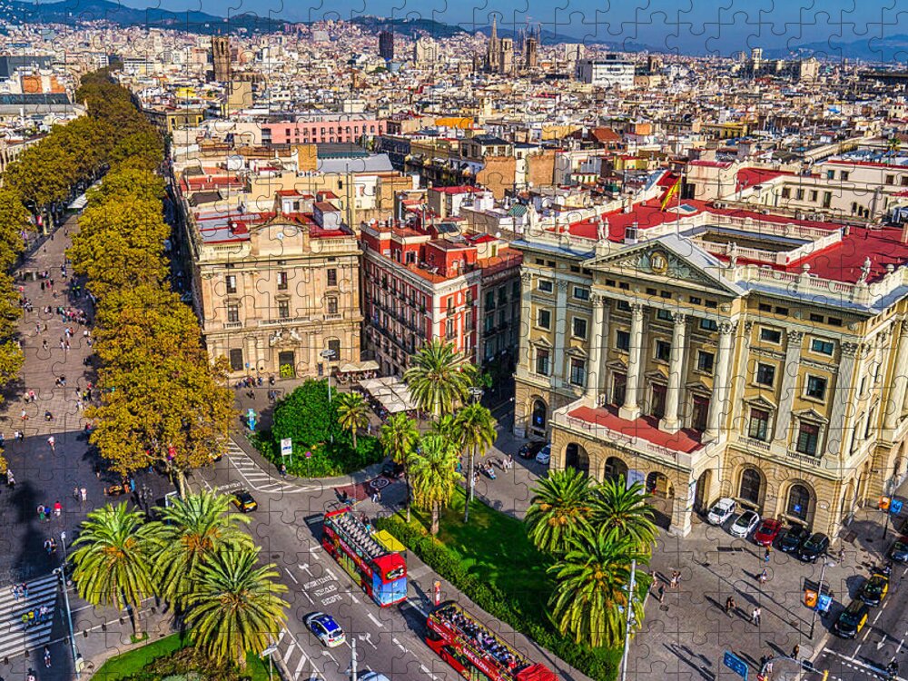 Barcelona Jigsaw Puzzle featuring the photograph Barcelona by Martyn Boyd