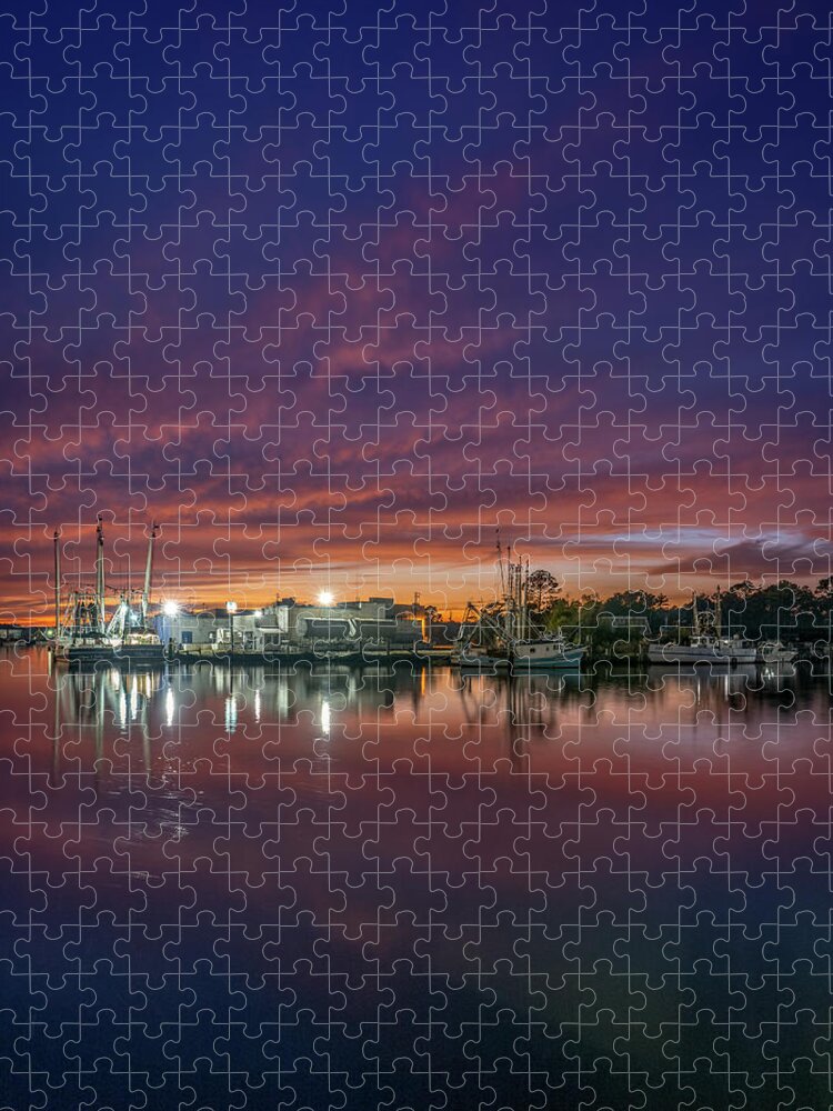 Bayou Jigsaw Puzzle featuring the photograph Bayou Dusk, 11-5-20 by Brad Boland
