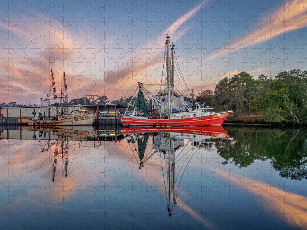 Bayou Jigsaw Puzzle featuring the photograph Bayou Morning, 12/23/20 by Brad Boland