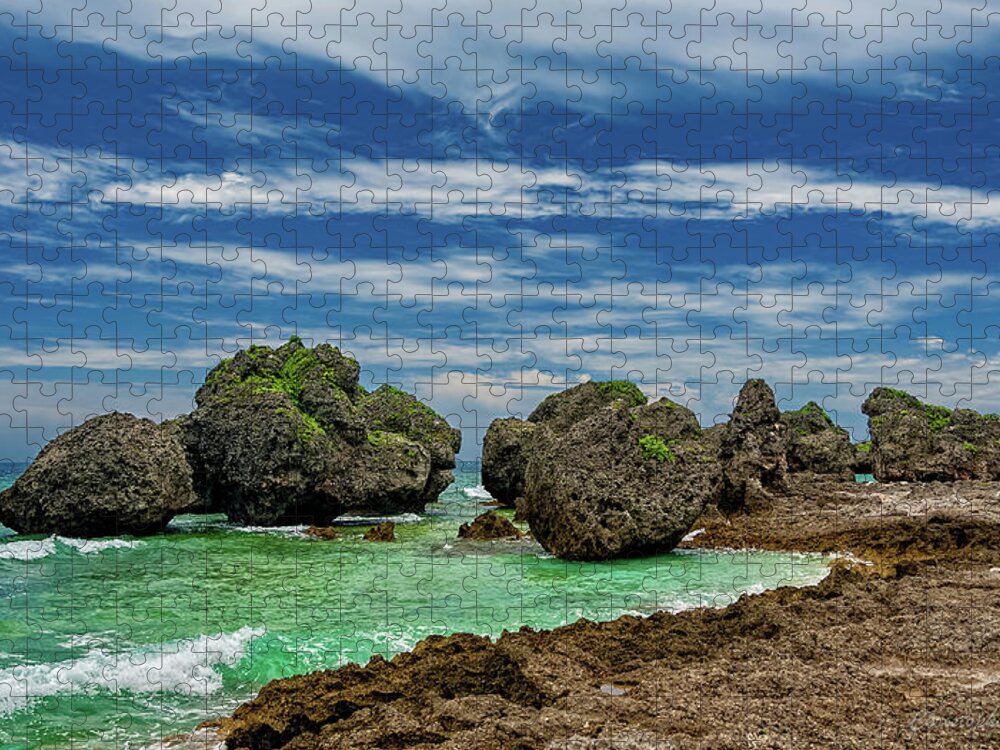 Christopher Holmes Jigsaw Puzzle featuring the photograph Beach Boulders by Christopher Holmes