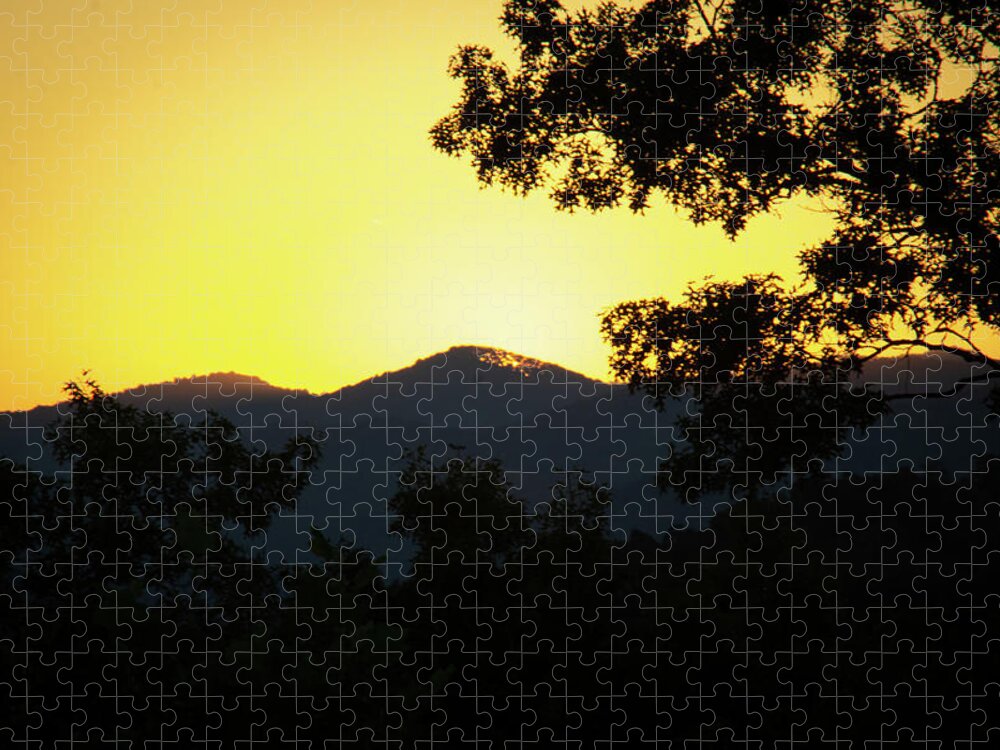 Sunset Jigsaw Puzzle featuring the photograph Beautiful Sunset by Demetrai Johnson