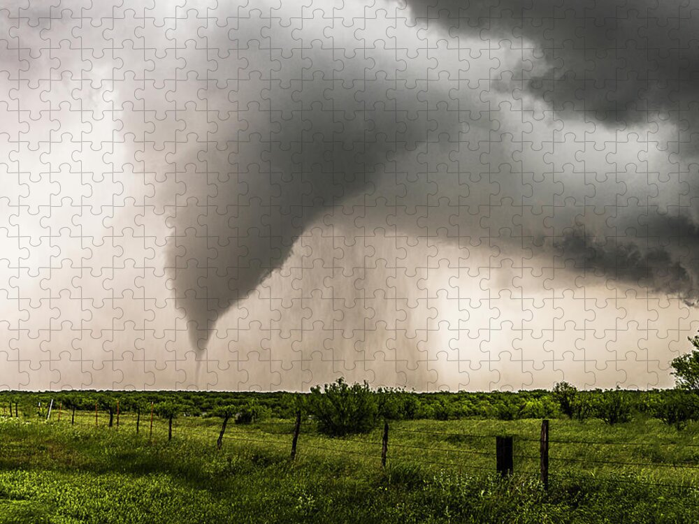 Tornado Jigsaw Puzzle featuring the photograph Bee Stinger Tornado by Marcus Hustedde