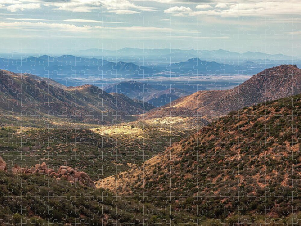Arizona Jigsaw Puzzle featuring the photograph Behold the View by Rick Furmanek