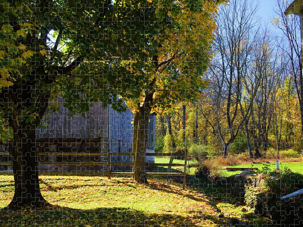 Farm Jigsaw Puzzle featuring the photograph Berks County Autumn No. 1 by Steve Ember