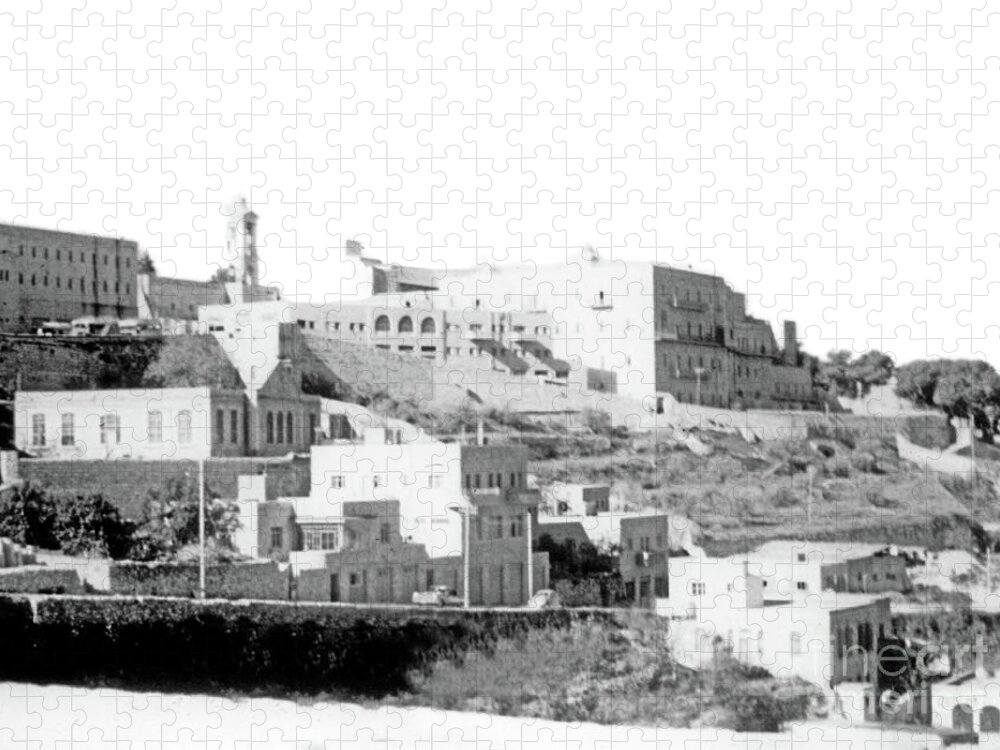 Bethlehem Jigsaw Puzzle featuring the photograph Bethlehem Old Street by Munir Alawi