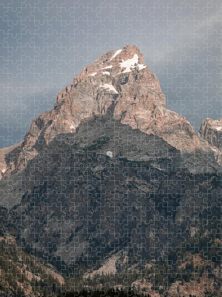Mountain Jigsaw Puzzle featuring the photograph Big and Bold Teton by Go and Flow Photos