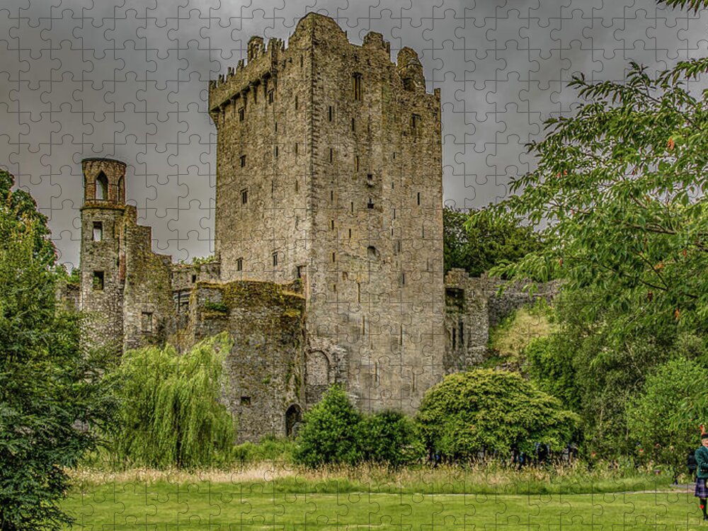 Piper Jigsaw Puzzle featuring the photograph Blarney Castle by Marcy Wielfaert