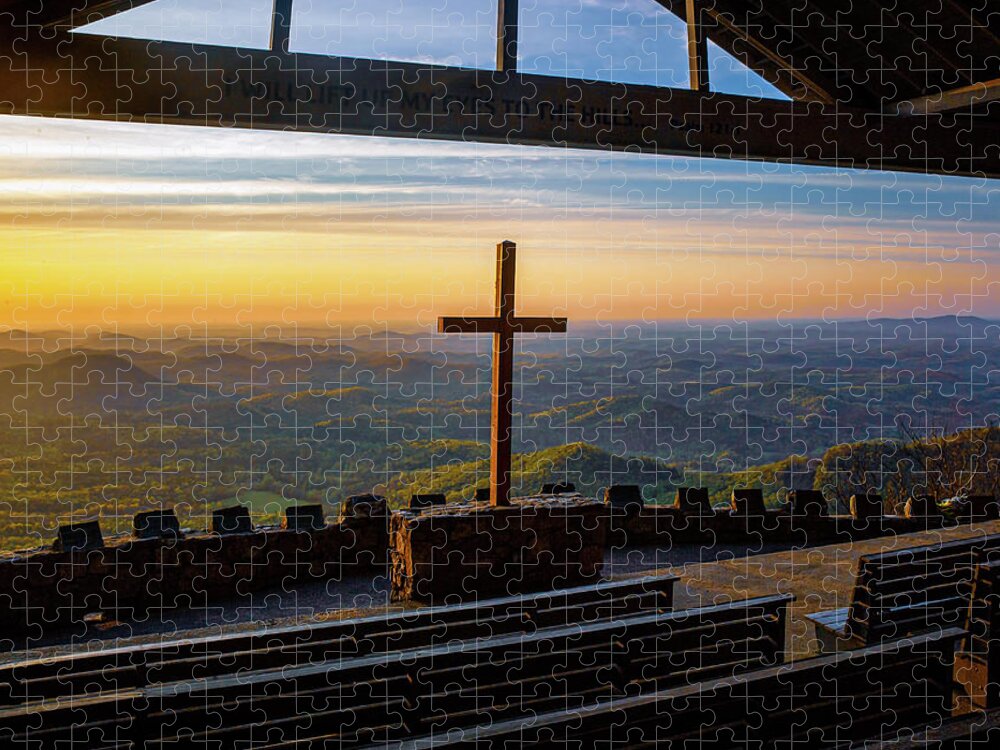 Faith Jigsaw Puzzle featuring the photograph Pretty Place Chapel South Carolina By His Stripes by Robert Stephens