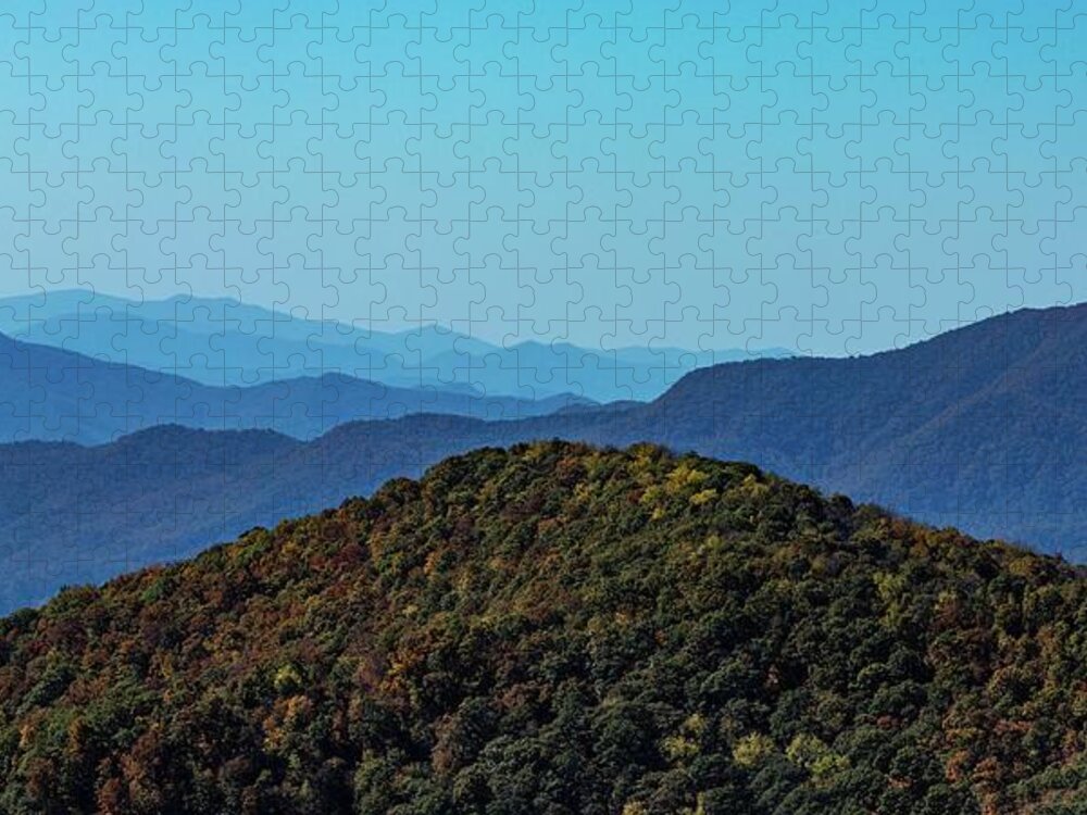 Nc Jigsaw Puzzle featuring the photograph Blue Ridge Parkway Sunrise by Nick Noble