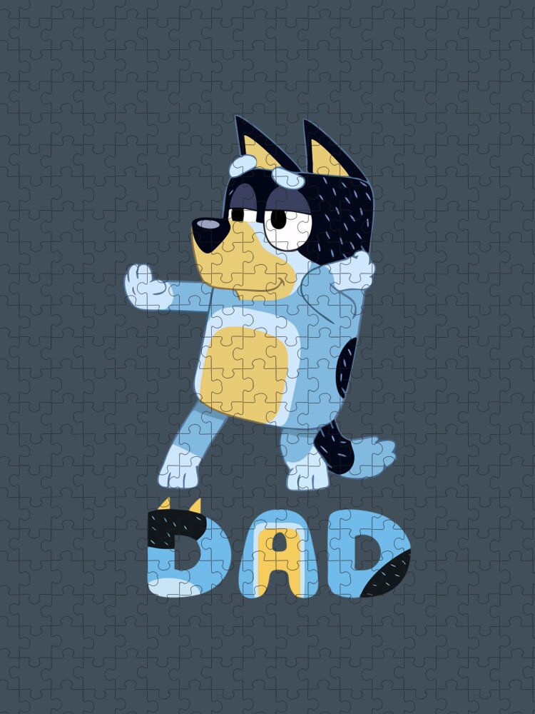 BLUEY DAD FRESH humor Jigsaw Puzzle by Evans Morgan - Pixels Puzzles