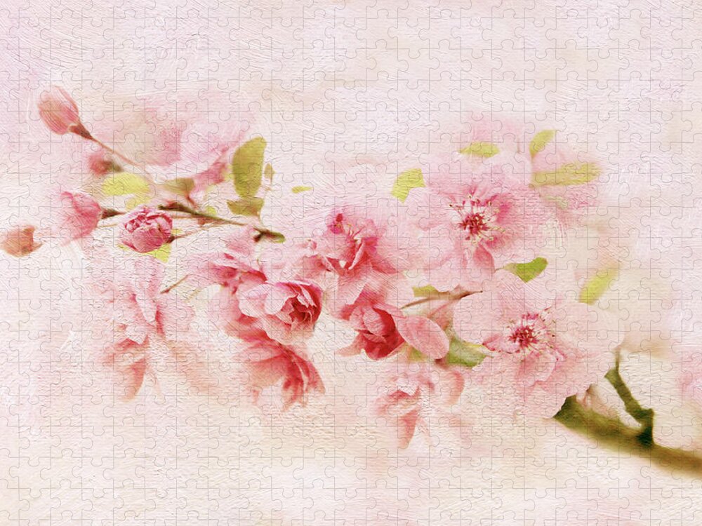 Blossom Jigsaw Puzzle featuring the photograph Blushing Blossom by Jessica Jenney