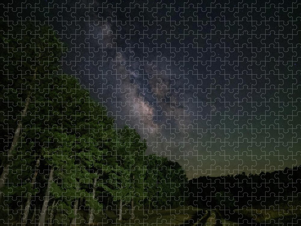 Milky Way Jigsaw Puzzle featuring the photograph Board Camp Milky Way by Danette Steele