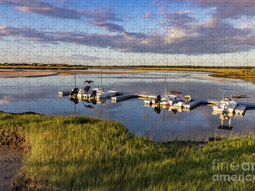 Boats Jigsaw Puzzle featuring the photograph Boat Slip by Jim Gillen
