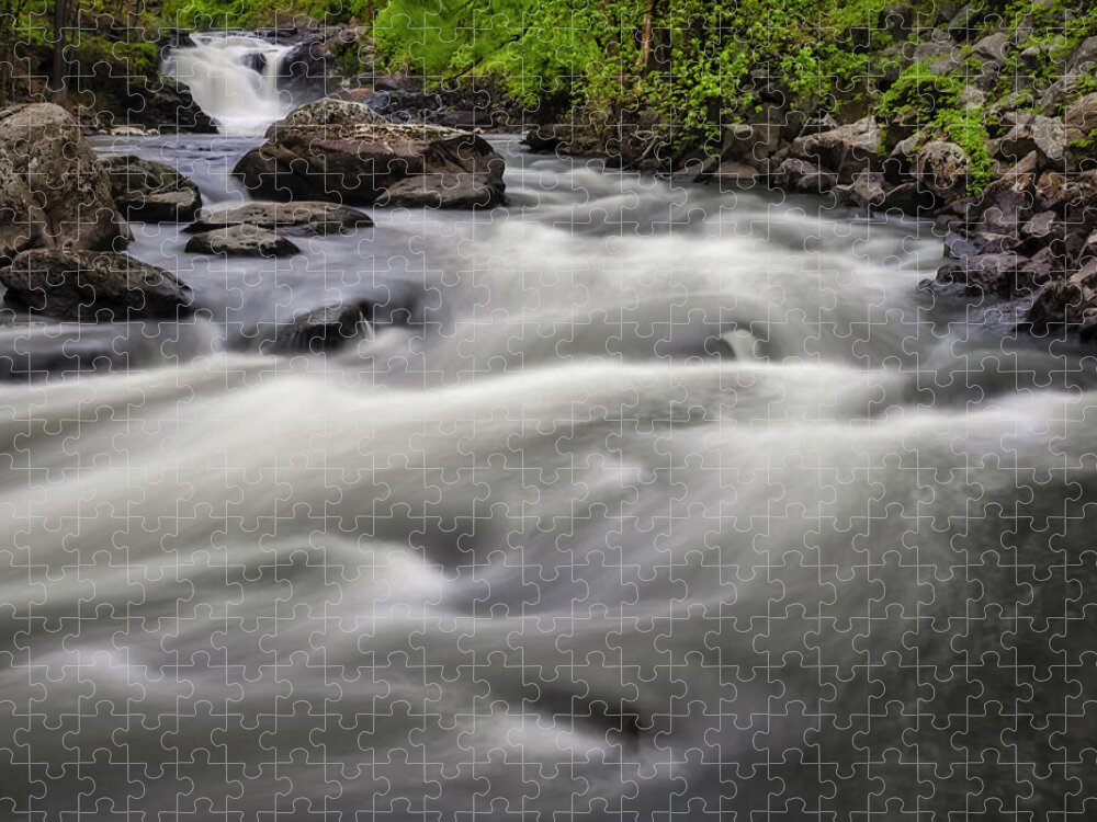 Waterfalls Jigsaw Puzzle featuring the photograph Boonton Falls by Susan Candelario