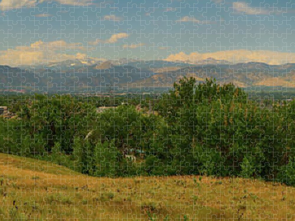 Boulder Colorado Jigsaw Puzzle featuring the photograph Boulder Colorado Power Station Panorama PT 1 by James BO Insogna