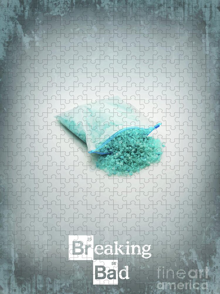 Breaking Bad Jigsaw Puzzle featuring the digital art Breaking Bad - 3 by Bo Kev