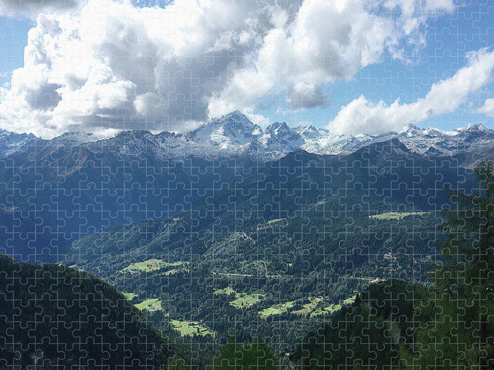 Brenta Dolomites Jigsaw Puzzle featuring the photograph Brenta Dolomites by Deborah League